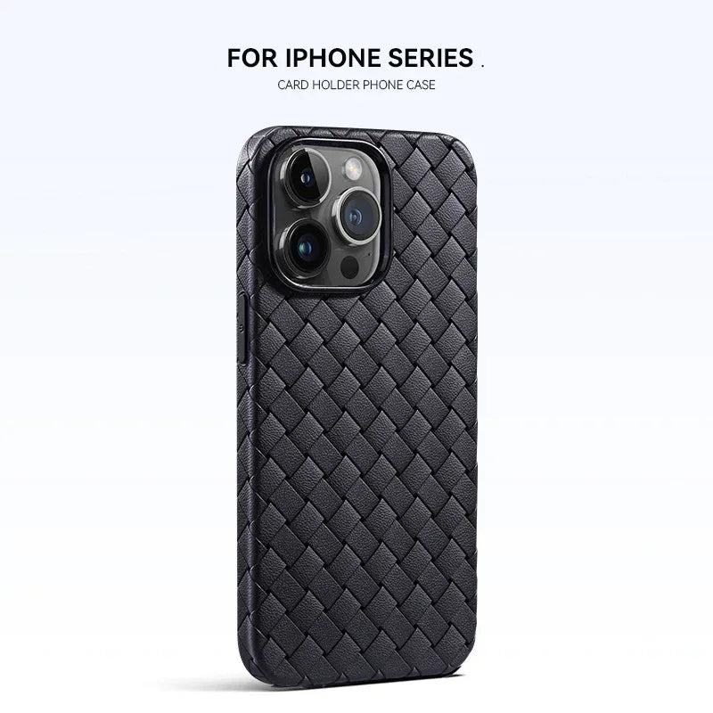 Woven Pattern Heat Dissipation resistant Protective Cover for IPhone - Viexta