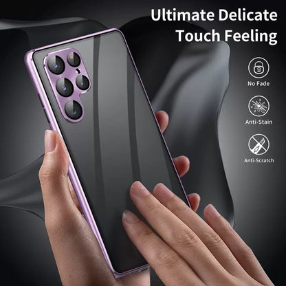 S24Ultra Peep-proof Magnetic Mirror Phone Case