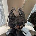 Denim Women's Western Style Bag - Viexta