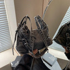 Denim Women's Western Style Bag - Viexta