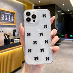 Epoxy Glitter Bow iPhone Case - Viexta