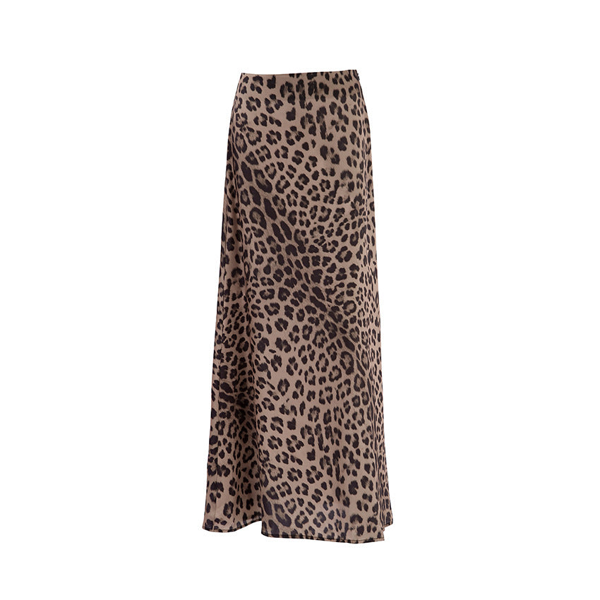 Leopard Print Mermaid Skirt