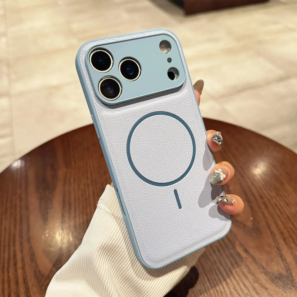 Magnetic Suction Hole Protective Sleeve iPhone Case - Viexta