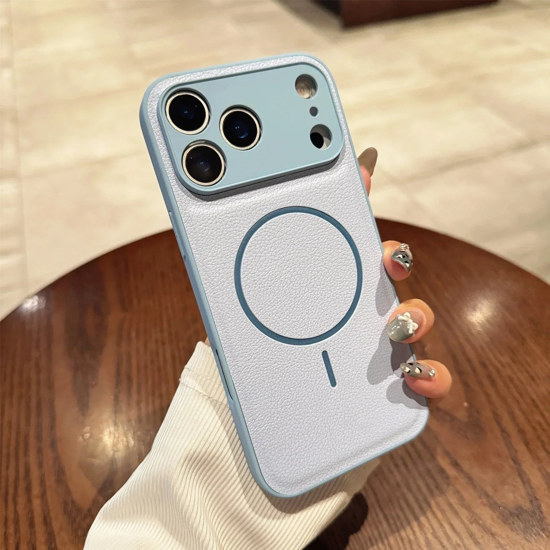 Magnetic Suction Hole Protective Sleeve iPhone Case - Viexta