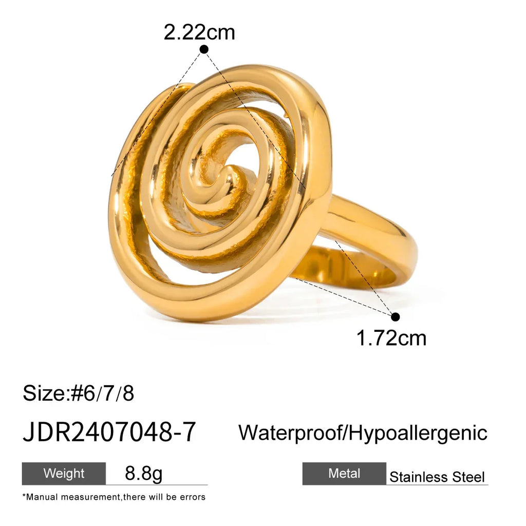 Stainless Steel Thread Spinning Ring - Viexta