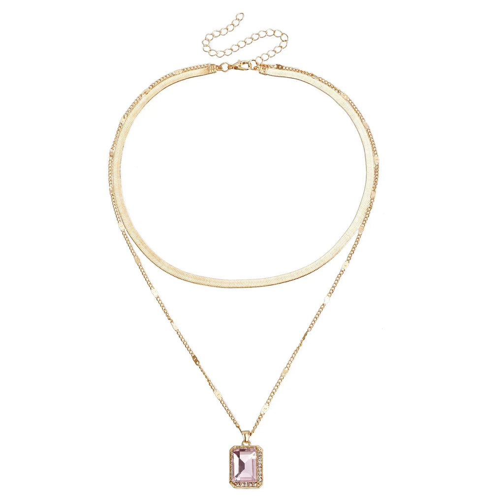 Snake Collar-Bone Double-layer Clavicle Chain - Viexta