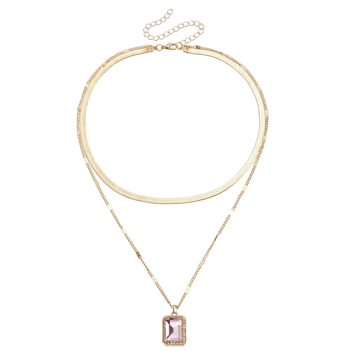 Snake Collar-Bone Double-layer Clavicle Chain - Viexta