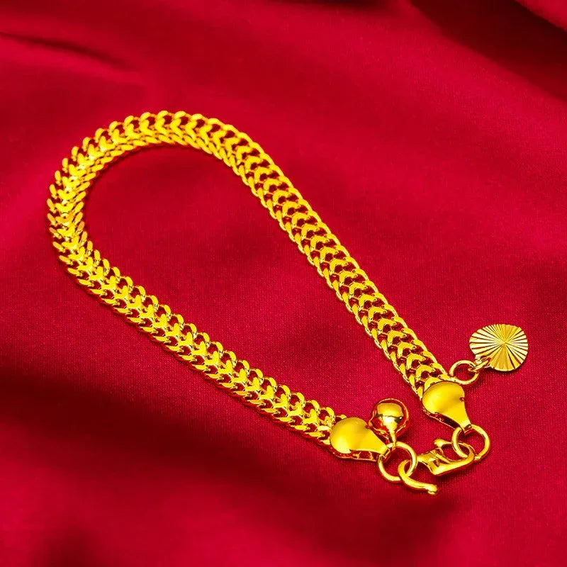 Brass Gold-plated Women's Bracelet - Viexta