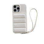 Drop-resistant Leather Down Card Holder iPhone Case
