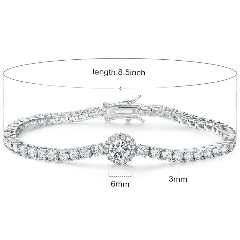 Classic 18K Tennis Bracelet - Viexta