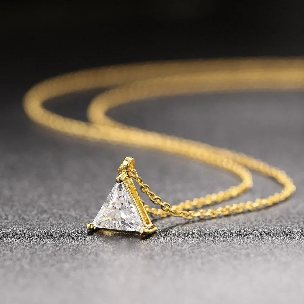 Zircon Micro-inlaid Necklace - Viexta