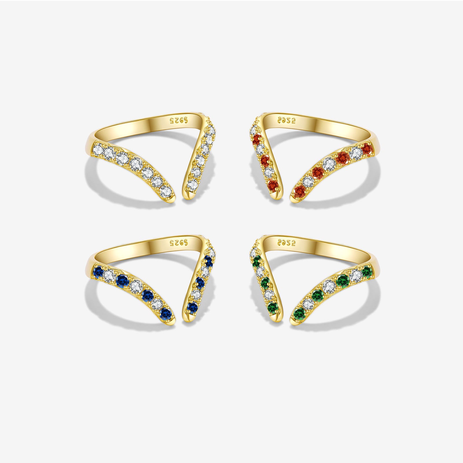 S925 Sterling Silver Open Adjustable Ring