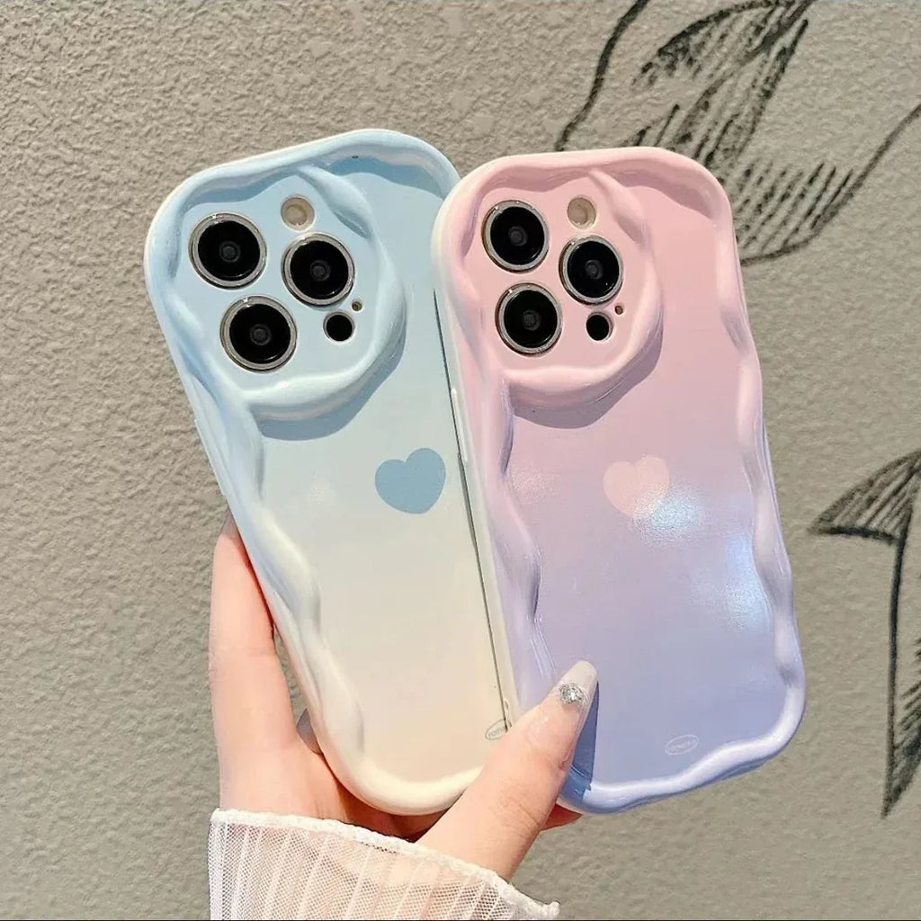 Gradient Love Edging iPhone Case - Viexta