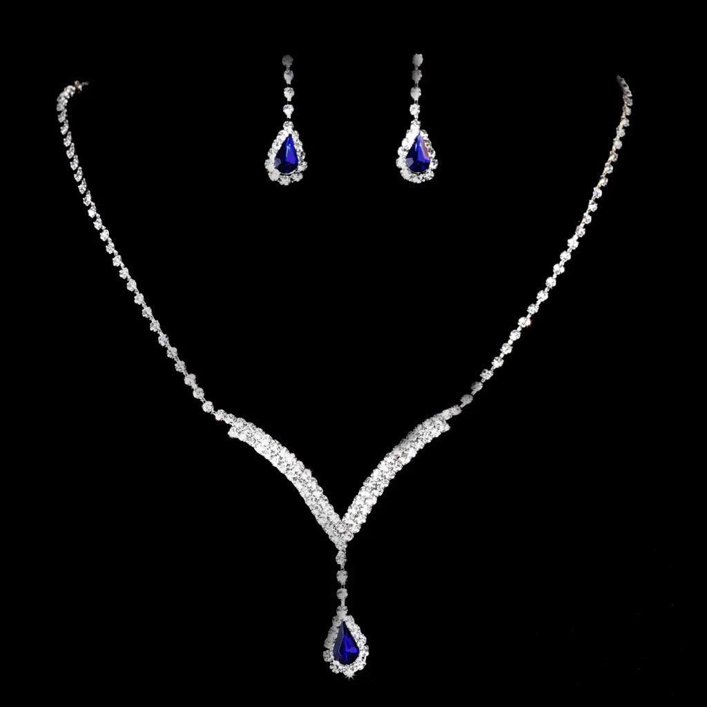 Zircon Water Drop Necklace - Viexta