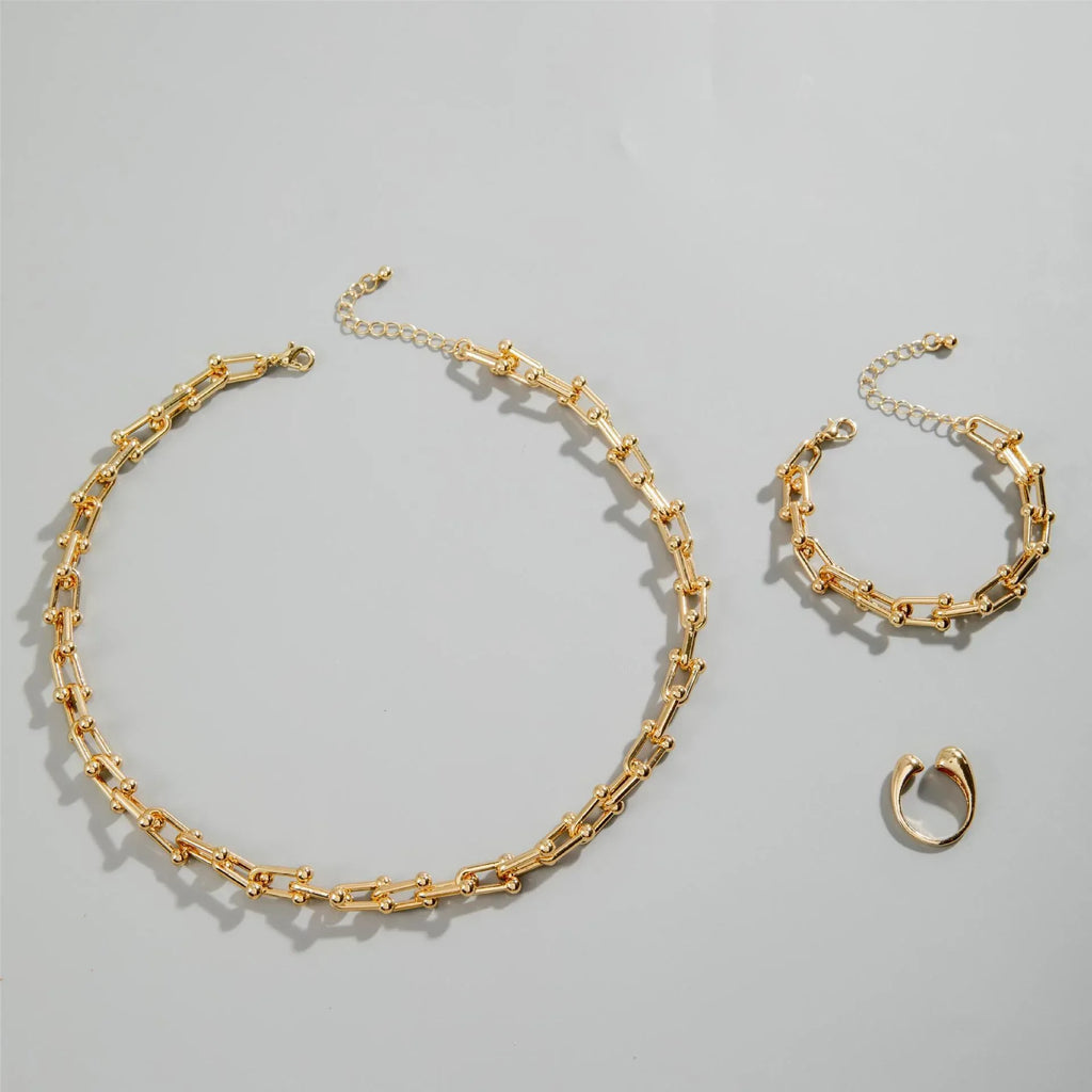 Dainty Open-ended Ring with Bracelet - Viexta