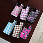plaid-strawberry-star-iphone-case - Viexta