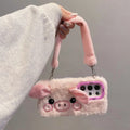 Plush Cute Piggy Samsung Phone Case With Bracket - Viexta