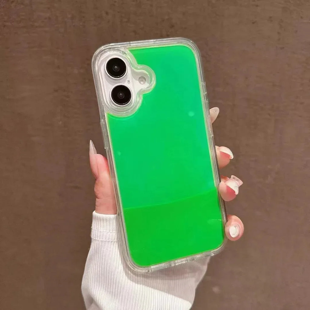 luminous-glitter-powder-quicksand-drop-resistant-iphone-case - Viexta