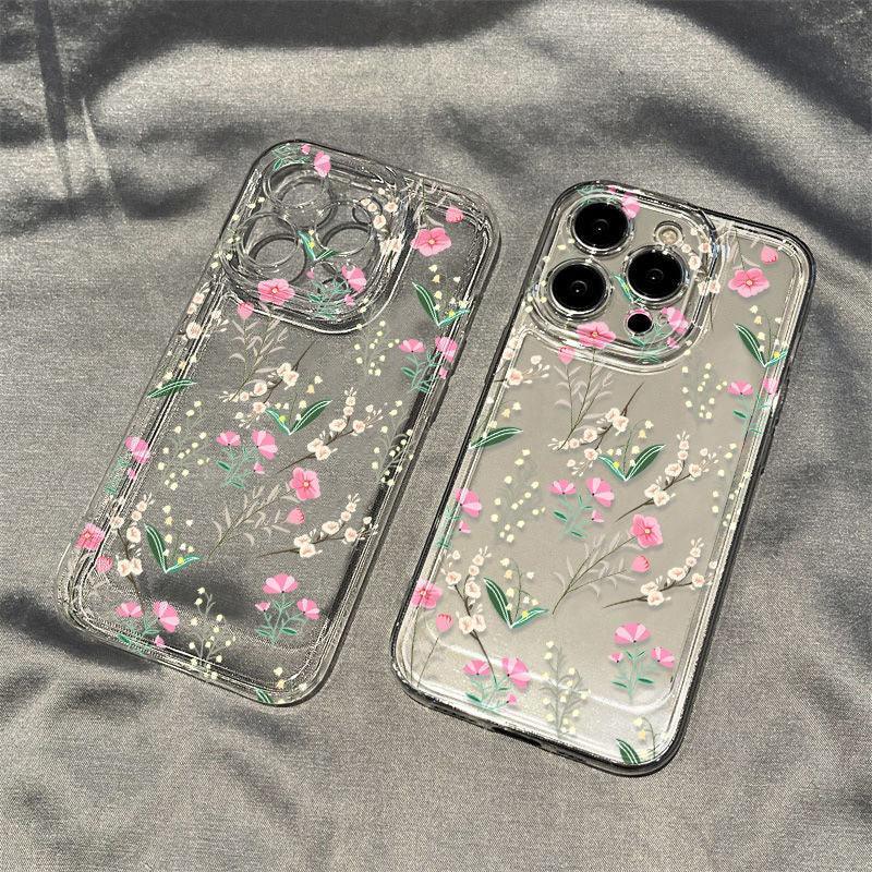 Small Floral Silicone iPhone Case - Viexta