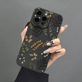 Leaf Pattern Lens Wear-resistant iPhone cover - Viexta