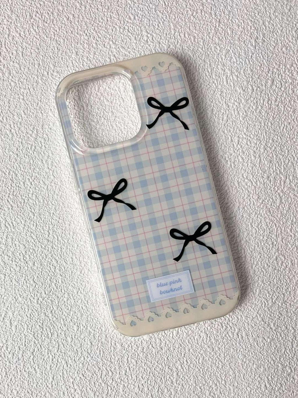 Plaid Bow iPhone Case - Viexta
