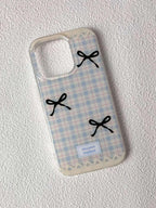 Plaid Bow iPhone Case - Viexta