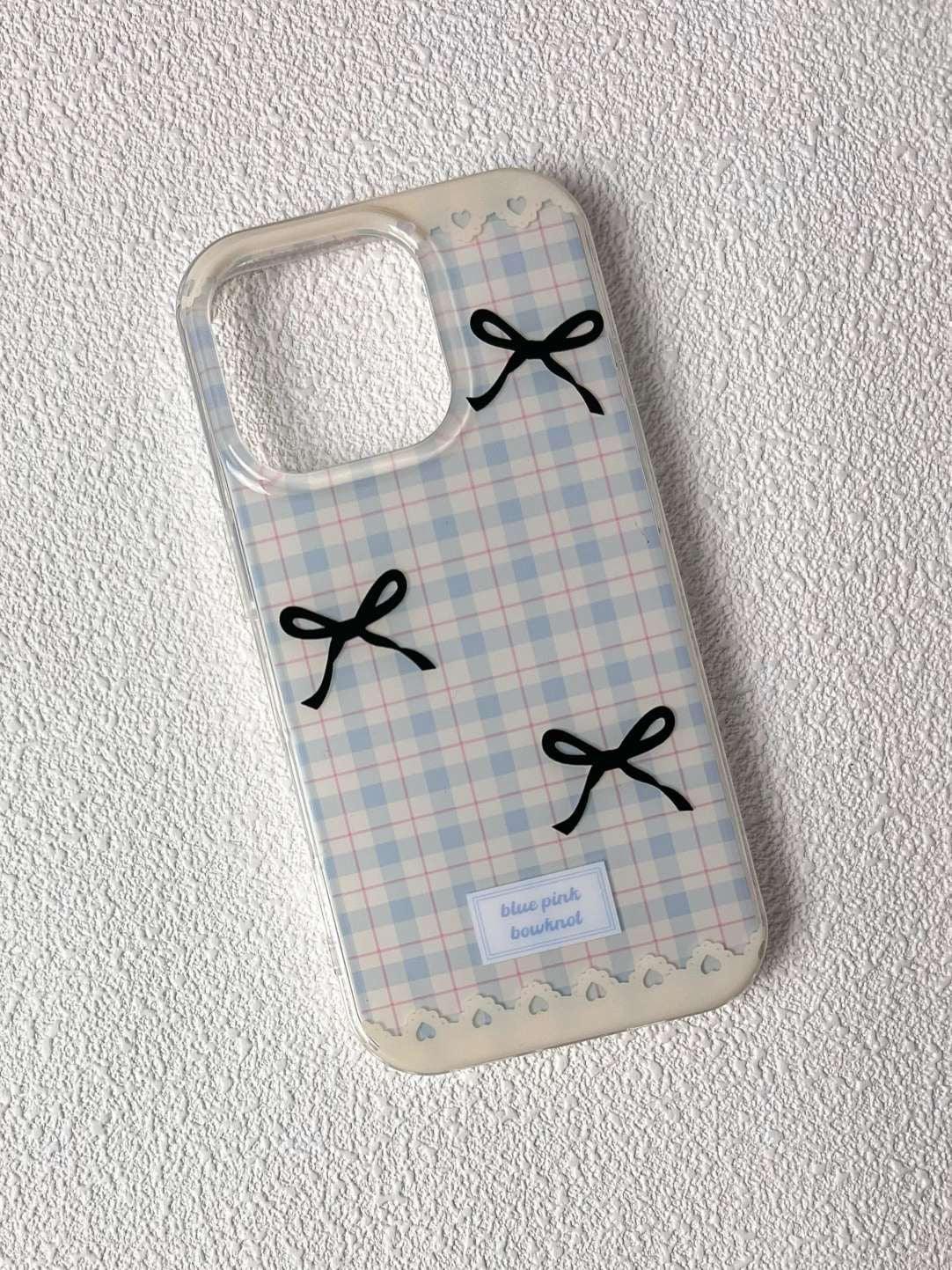 Plaid Bow iPhone Case - Viexta