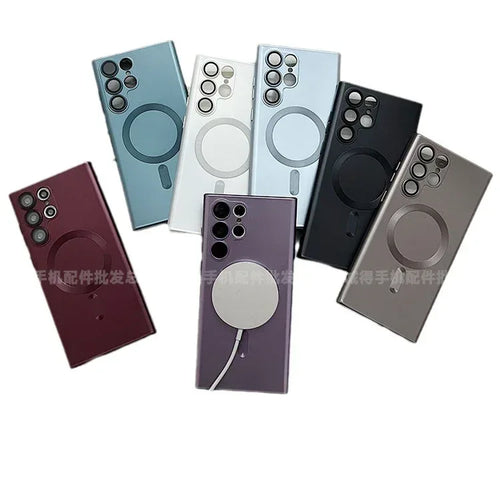 Advanced Metal Paint Magnetic Samsung Cover - Viexta