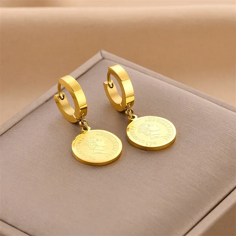 18k Trendy Hoops - Viexta