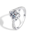 Six-claw 1 Karat Engagement Ring - Viexta