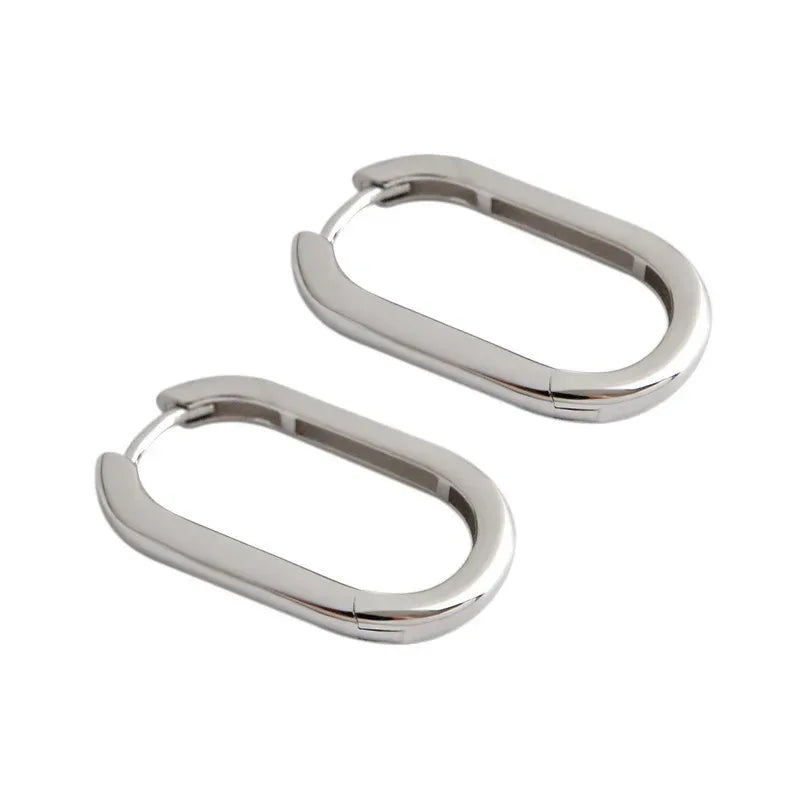 Diamond-embedded Gold-plated Versatile Earrings - Viexta