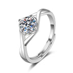 Six-claw 1 Karat Engagement Ring - Viexta