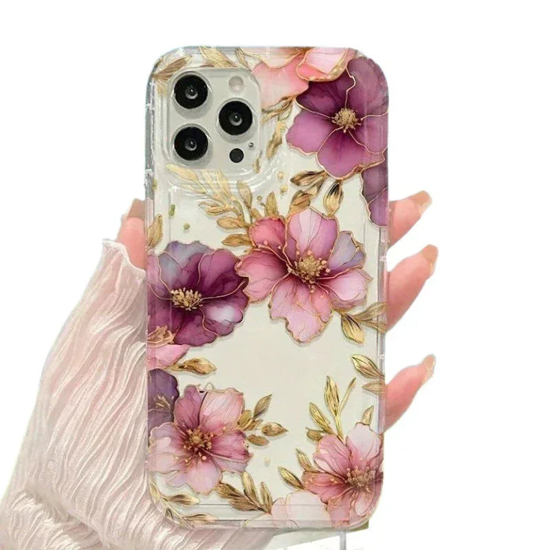 Purple Flowers iPhone Case - Viexta