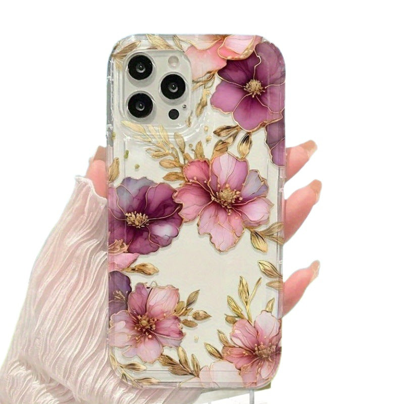 Purple Flowers iPhone Case