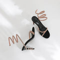 Ankle-strap High Heels - Viexta