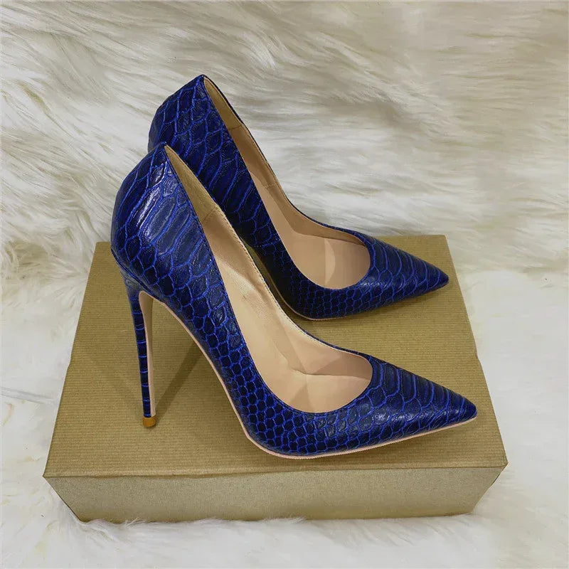 Pointed Toe Stiletto Heels - Viexta