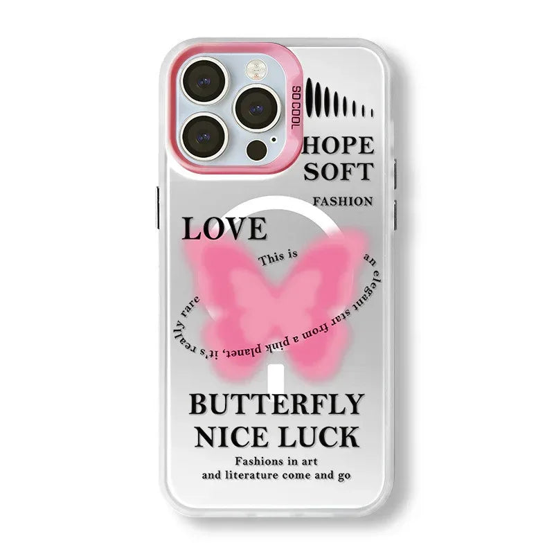 Creative Printed Frosted Laser Magnetic iPhone case - Viexta