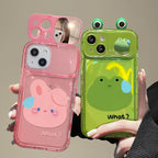 frog-flip-mirror-silicone-iphone-case - Viexta