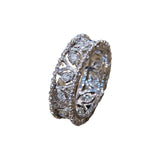 Carved Leaves Hollow Adjustable Ring - Viexta