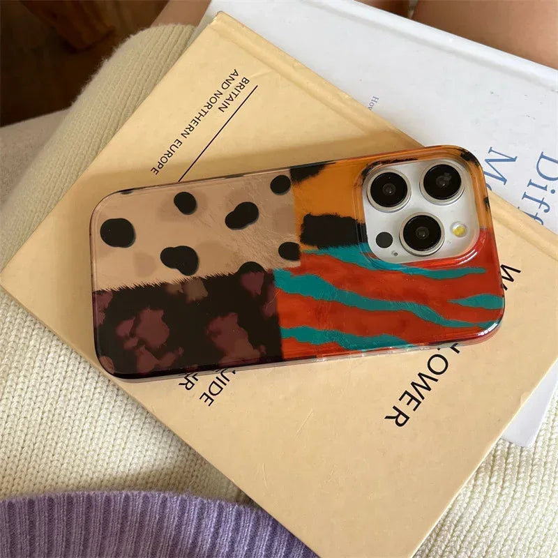 colored-mosaic-leopard-iphone-case - Viexta