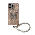 Water Ripple Lens Protector Butterfly Silicone iPhone Case - Viexta