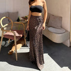 Leopard Print Mermaid Skirt - Viexta