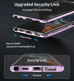 S24Ultra Peep-proof Magnetic Mirror Phone Case - Viexta