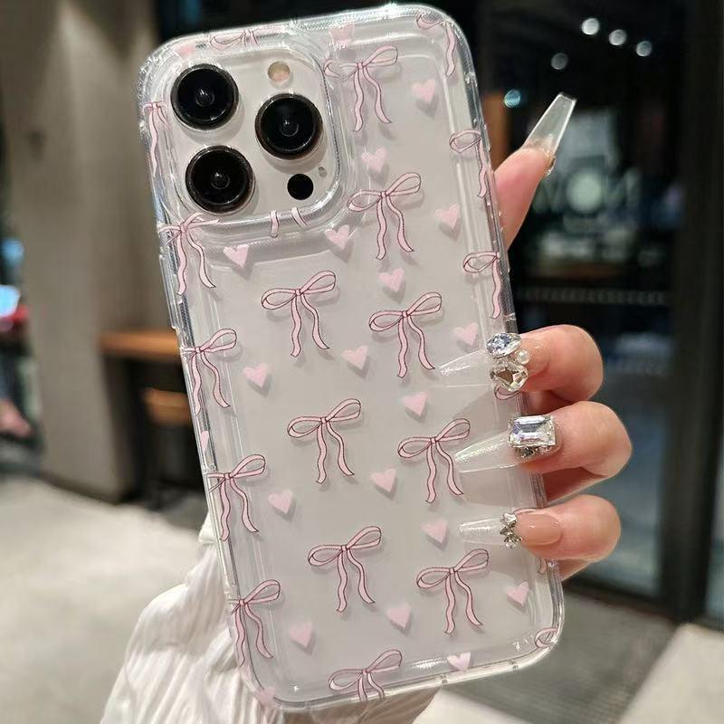 Girl Bow Drop-resistant iPhone Case - Viexta