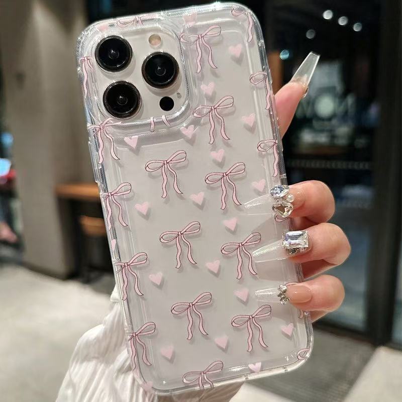 Girl Bow Drop-resistant iPhone Case