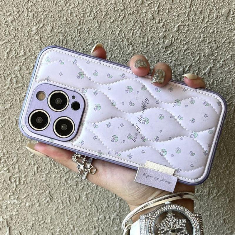 Down Jacket Small Floral iPhone Case - Viexta