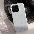 Minimally Designed Ins Grey Star Silicone iPhone Case