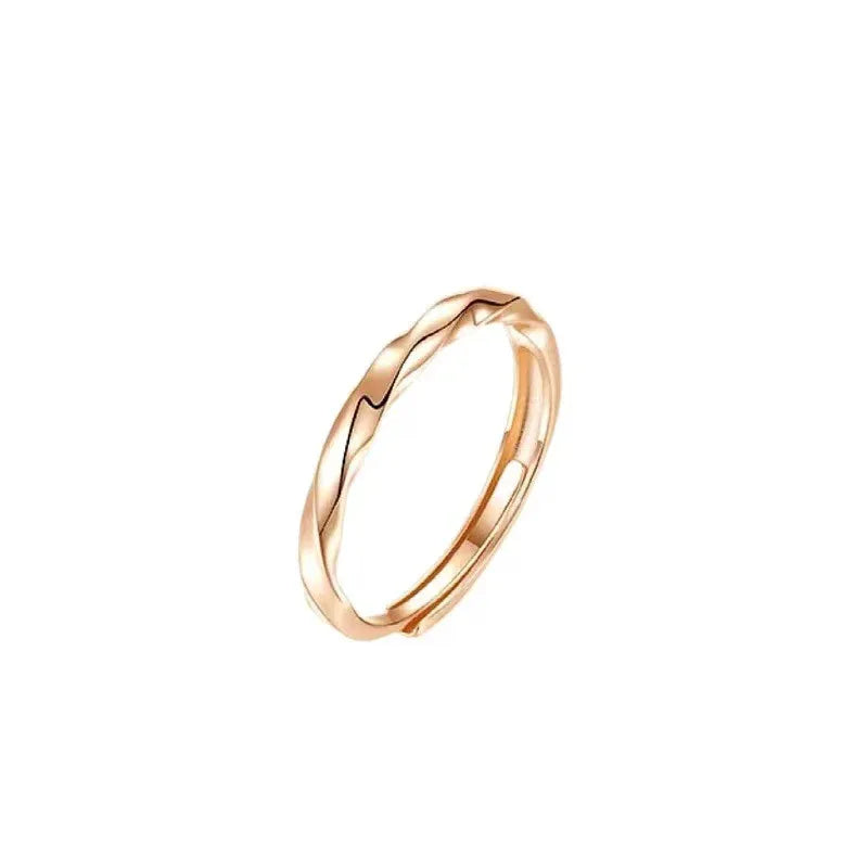 Mobius S925 Sterling Silver Couple Ring - Viexta