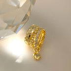 Hearts Retro Ear Clip - Viexta