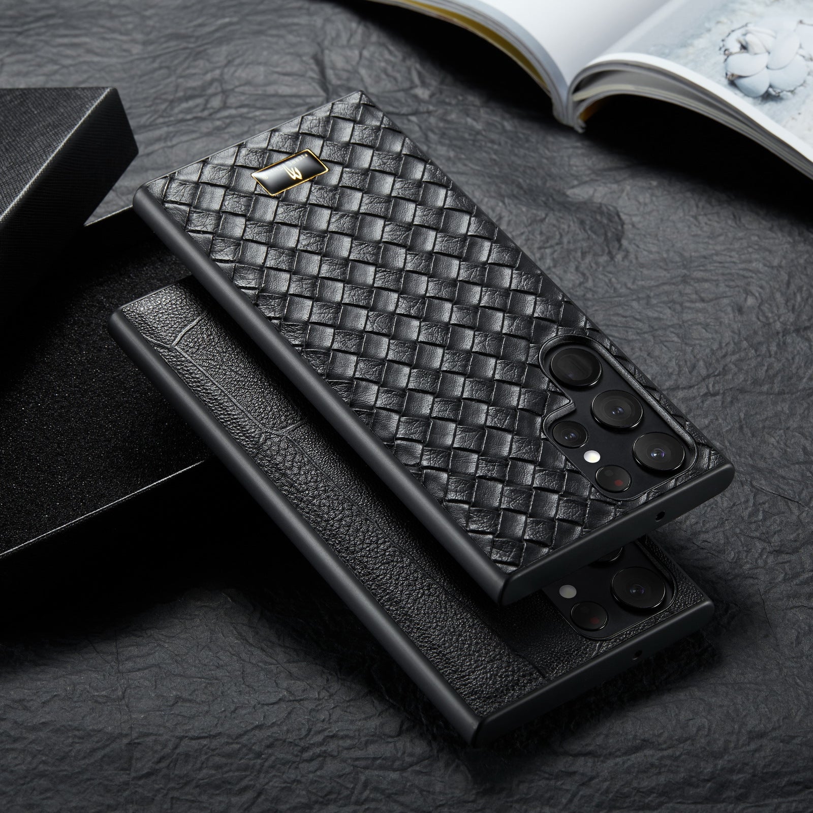 solid-color-business-leather-pattern-samsung-phone-case